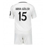 Camisa de time de futebol Real Madrid Arda Guler #15 Replicas 1º Equipamento Infantil 2024-25 Manga Curta (+ Calças curtas)